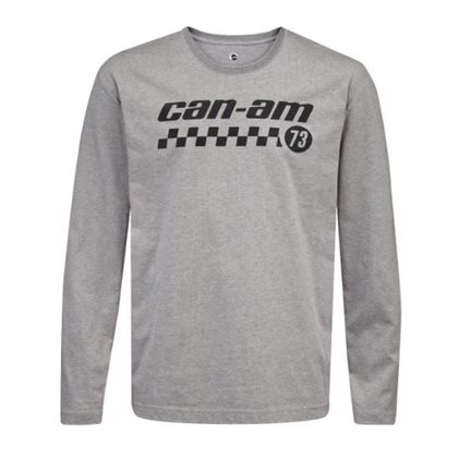 CAMISETA CAN-AM CHECKERS MANGA LARGA