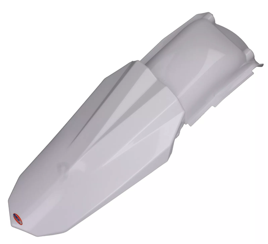 Guardabarros trasero Polisport se adapta a Husqvarna CR WR 125 05-08 250 300 05-13 blanco