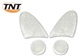 JUEGO DE TULIPAS DE INTERMITENTES TRANSPARENTES STEALTH / APRILIA SR