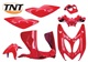KIT COMPLETO DE 7 PIEZAS PARA AEROX ROJO SCUDERIA