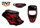 KIT COMPLETO DE 4 PIEZAS FLAMING BOOSTER / BWS NEGRO / ROJO