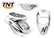 KIT COMPLETO DE 4 PIEZAS MANGA BOOSTER / BWS BLANCO / NEGRO