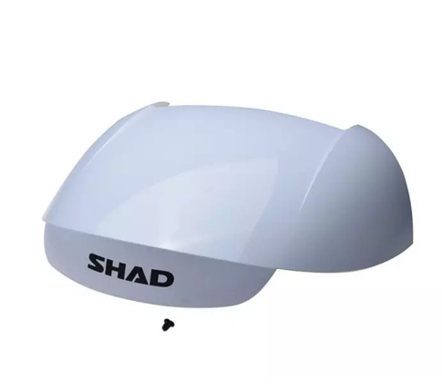 PARA MALETA SHAD SH33 tapa maletero blanco CON ADHESIVO SYM