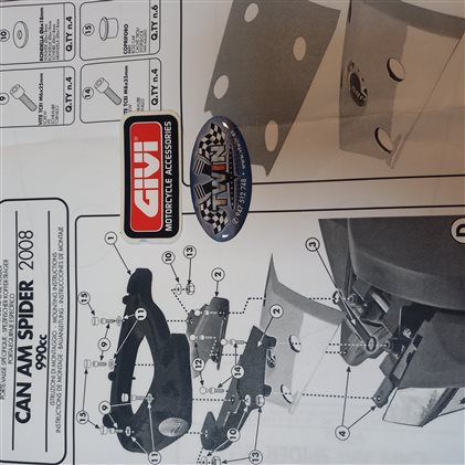 SPYDER PORTA EQUIPAJE GIVI