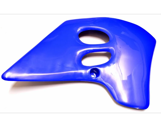 TAPA CUBRE RADIADOR DER. ORIGINAL SUZUKI RMX50 2001 AZUL