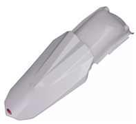Guardabarros trasero Polisport se adapta a Husqvarna CR WR 125 05-08 250 300 05-13 blanco