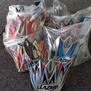 LAZER VISERAS DE CASCO DE CAMPO NUEVAS VARIOS COLORES