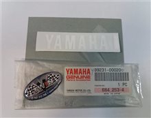 YAMAHA ADHESIVO EMBLEMA YAMAHA BLANCO